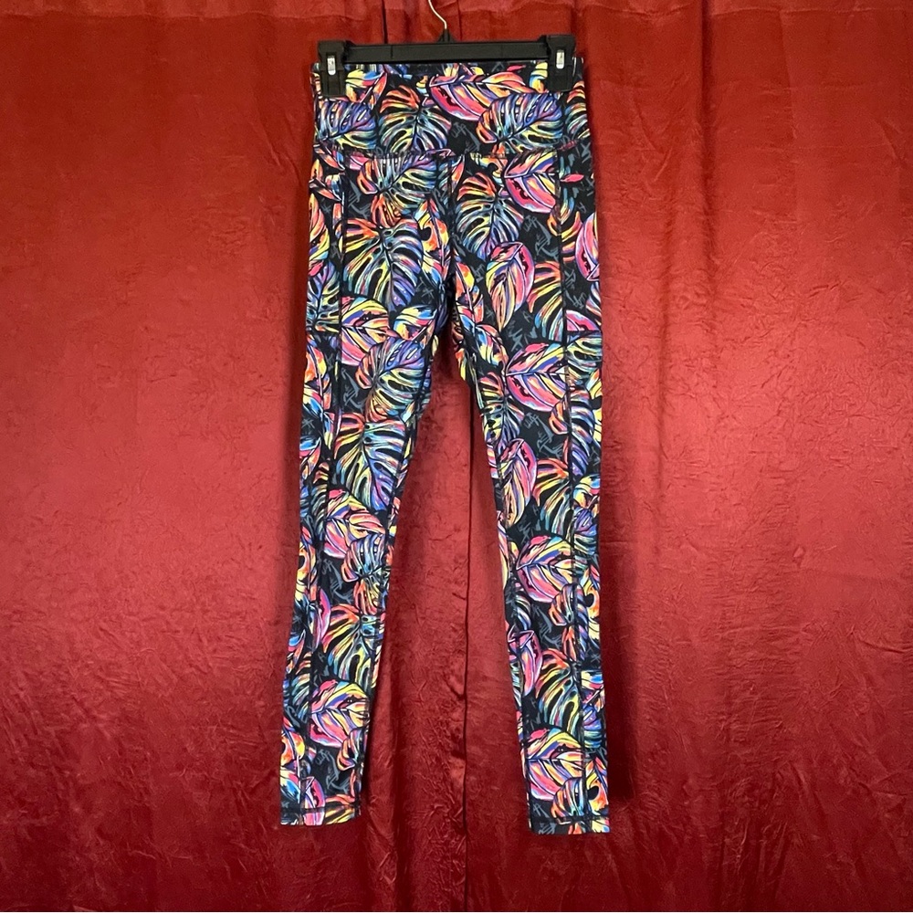 CVG Contantly Varied Gear Tropic Like Its Hot Compression Leggings Xsmall NWOT